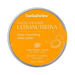 ESENTIAL AROMS Beurre de Karité Ultra-Nutritif au Baobab et Phytostérols de Crambe