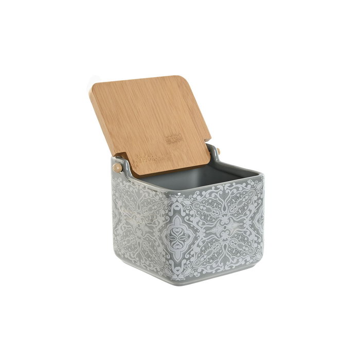 Salière avec couvercle Home ESPRIT Bleu Beige Rose Lila Bambou 750 ml 14 x 12,5 x 12 cm (2 Unités) Salière avec couvercle Home ESPRIT Bleu Beige Rose Lila Bambou 750 ml 14 x 12,5 x 12 cm (2 Unités)