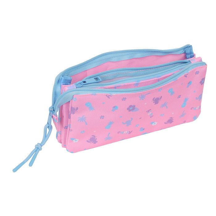 Fourre-tout Lilo & Stitch Bright Rose 22 x 12 x 3 cm