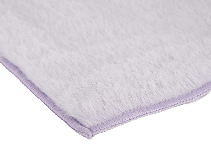 Giftdecor Tapis Poil Court Lilas 60 x 90 cm (Set de 6)