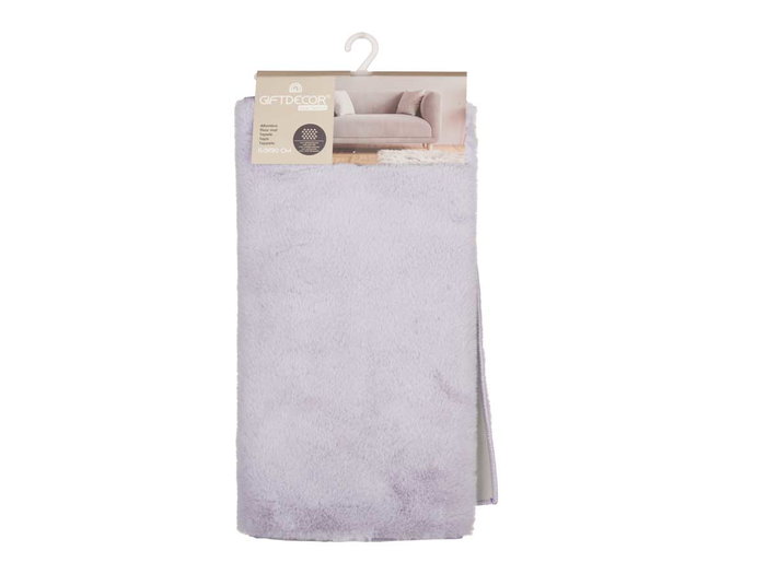 Giftdecor Tapis Poil Court Lilas 60 x 90 cm (Set de 6)