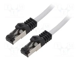 LOGILINK Câble Ethernet Patch Cord S/FTP Cat 8.1 RJ45 20m gris
