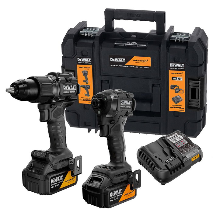 Dewalt Kit McLaren XR avec Perforateur DCD86 et Vissateur DCF86, 18V Dewalt Kit McLaren XR avec Perforateur DCD86 et Vissateur DCF86, 18V