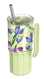 Quokka Taza termo quokka 720ml umi green tea en acier inoxydable avec base en silicone