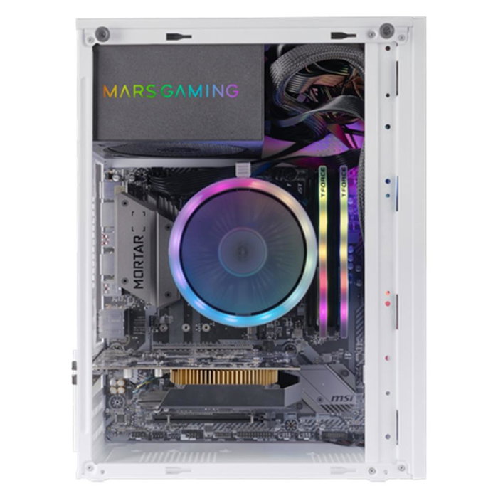 Mars Gaming MCCORE Boîtier PC Minitour MicroATX avec Panneau Latéral en Verre Trempé Ventilateurs RGB Mars Gaming MCCORE Boîtier PC Minitour MicroATX avec Panneau Latéral en Verre Trempé Ventilateurs RGB