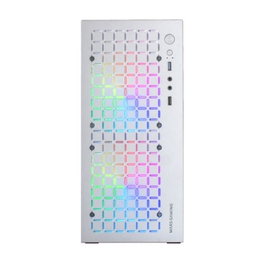 Mars Gaming MCCORE Boîtier PC Minitour MicroATX avec Panneau Latéral en Verre Trempé Ventilateurs RGB