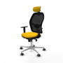 Piqueras y Crespo Chaise de Bureau avec Appui-tête Jorquera 1D086G2 Jaune