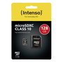 Intenso Carte mémoire MicroSDXC Classe 10 128 Go avec adaptateur SD