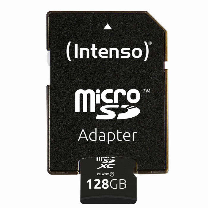 Carte Mémoire Micro SD avec Adaptateur INTENSO 3413491 128 GB Carte Mémoire Micro SD avec Adaptateur INTENSO 3413491 128 GB