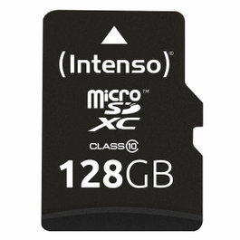 Intenso Carte Mémoire MicroSDXC Classe 10 128 GB avec Adaptateur SD