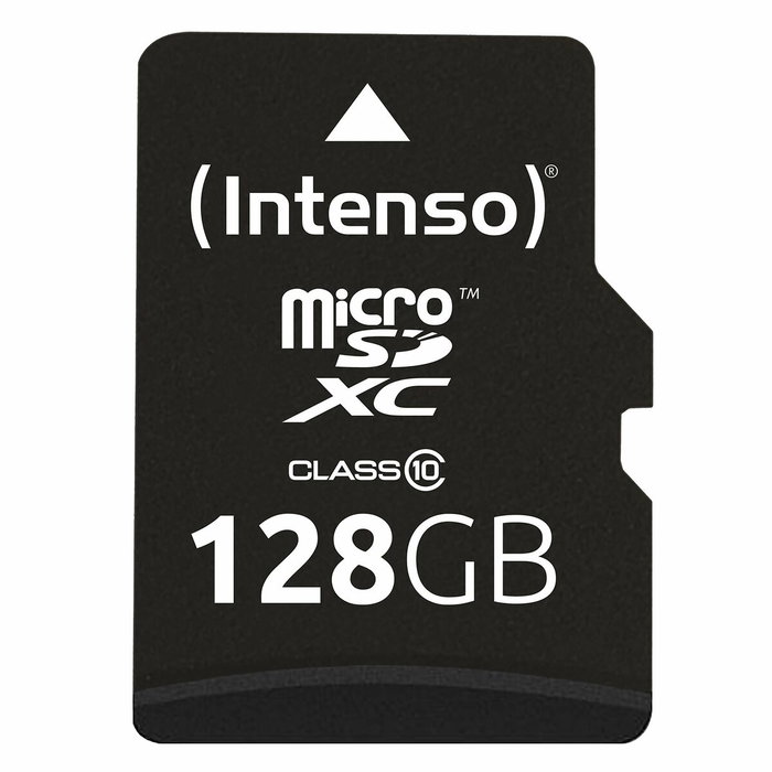 Carte Mémoire Micro SD avec Adaptateur INTENSO 3413491 128 GB Carte Mémoire Micro SD avec Adaptateur INTENSO 3413491 128 GB