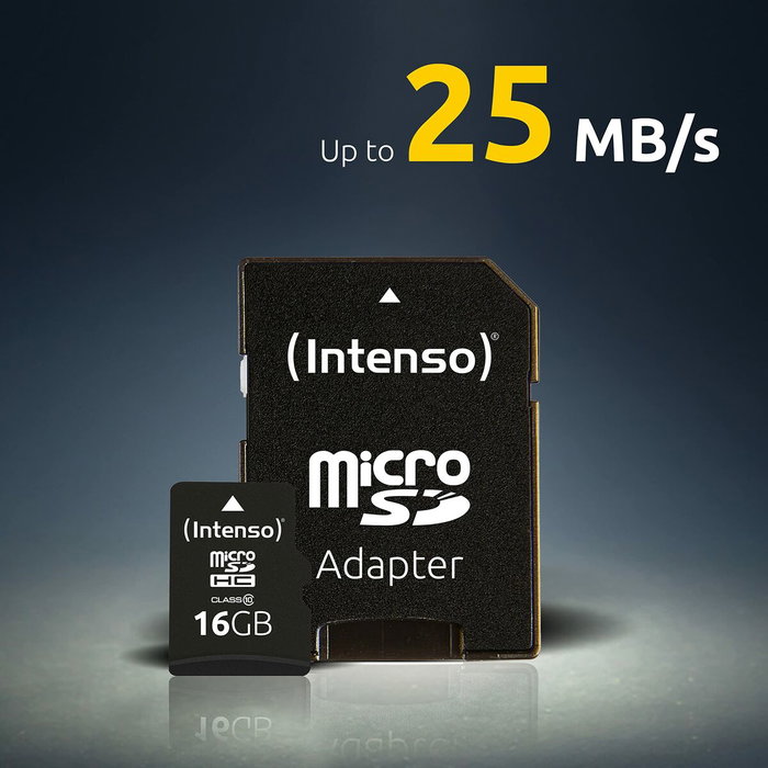 Carte Mémoire Micro SD avec Adaptateur INTENSO 3413491 128 GB Carte Mémoire Micro SD avec Adaptateur INTENSO 3413491 128 GB
