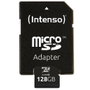 Intenso Carte Mémoire MicroSDXC 128 Go Classe 10 avec Adaptateur SD