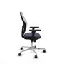 Piqueras y Crespo Chaise de Bureau 3D086G0 Gris foncé