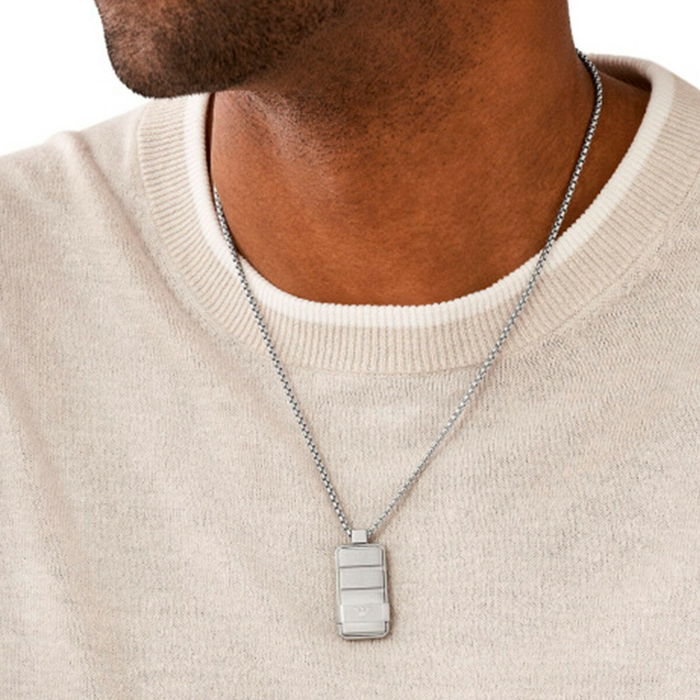 Collier Homme Emporio Armani EGS3078040 Argenté