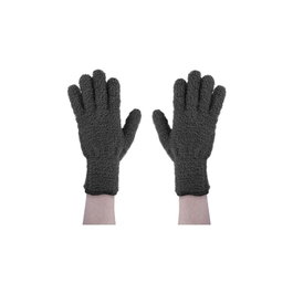 Bifull Gants en microfibre pour décoloration noirs (Pack de 2)