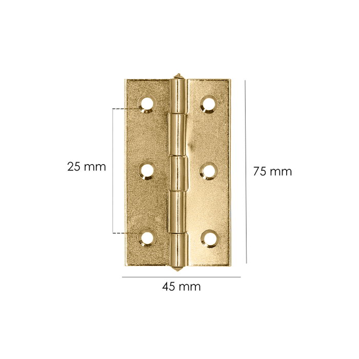 WOLFPACK LINEA PROFESIONAL Charnière 5005 laiton 3 pouces WOLFPACK LINEA PROFESIONAL Charnière 5005 laiton 3 pouces