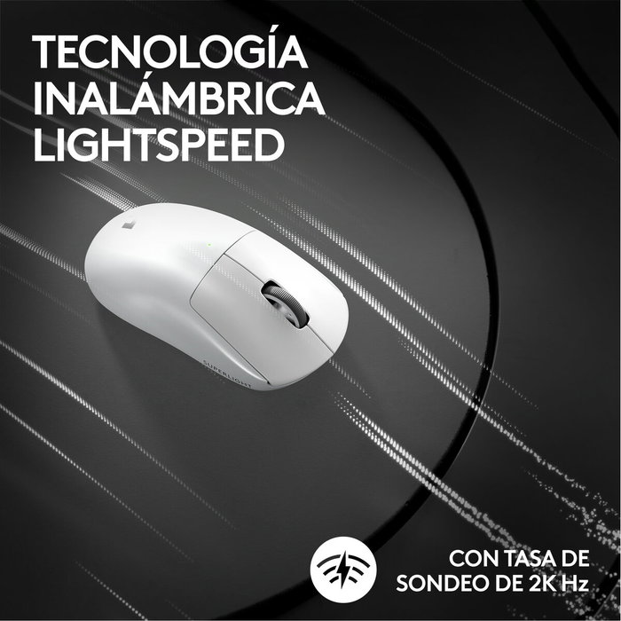 Logitech G Souris Pro X Superlight 2 Lightspeed Blanche