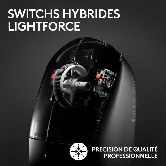 Logitech G Souris Pro X Superlight 2 Lightspeed Blanche