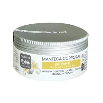 Naturabio Cosmetics Beurre Corporel Radiant Tiare-Karité Bio 200 ml Naturabio Cosmetics Beurre Corporel Radiant Tiare-Karité Bio 200 ml