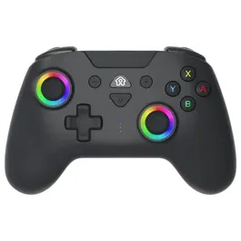 Subsonic Manette sans fil Switch 2/Switch avec LEDs programmables, boutons M1/M2, gyroscope, vibrations ajustables et autonomie 10h pour Nintendo Switch/2 - Noire