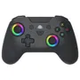 Subsonic Manette sans fil Switch 2/Switch avec LEDs programmables, boutons M1/M2, gyroscope, vibrations ajustables et autonomie 10h pour Nintendo Switch/2 - Noire