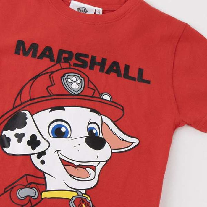 T shirt à manches courtes Enfant The Paw Patrol Rouge