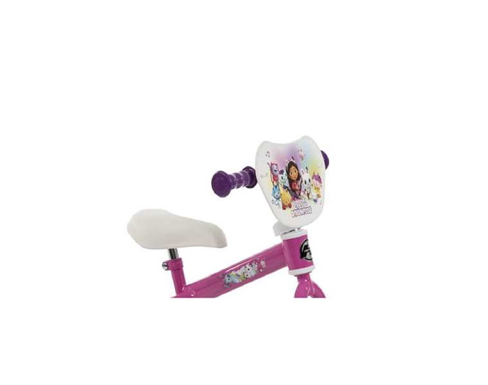 Toimsa Bicicleta sans pédales Gabby Dollhouse 10" - Vélo d'équilibre pour enfants à partir de 2 ans (Rosa)