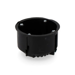 Solera Boîte universelle ronde 1 élément pour cloison creuse, Noir