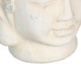 BigBuy Garden Cache-pot Crème Terre cuite Buda Oriental 14 x 14 x 15,5 cm