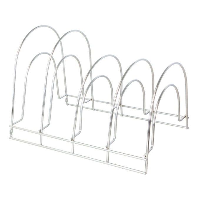 ORYX Support de Poêles Vertical 5 Niveaux en Acier Chromé ORYX Support de Poêles Vertical 5 Niveaux en Acier Chromé