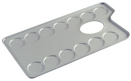 Talens Paleta Métallique Rectangulaire 10,6 x 20 cm