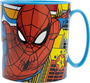 Licensing Taza Micro 350 mL Spiderman CZ11396 Tasse Enfant 4+ Plastique Recyclable Micro-ondable