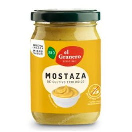 EL GRANERO Moutarde Bio 200g (Pack de 12) de Crema Integral