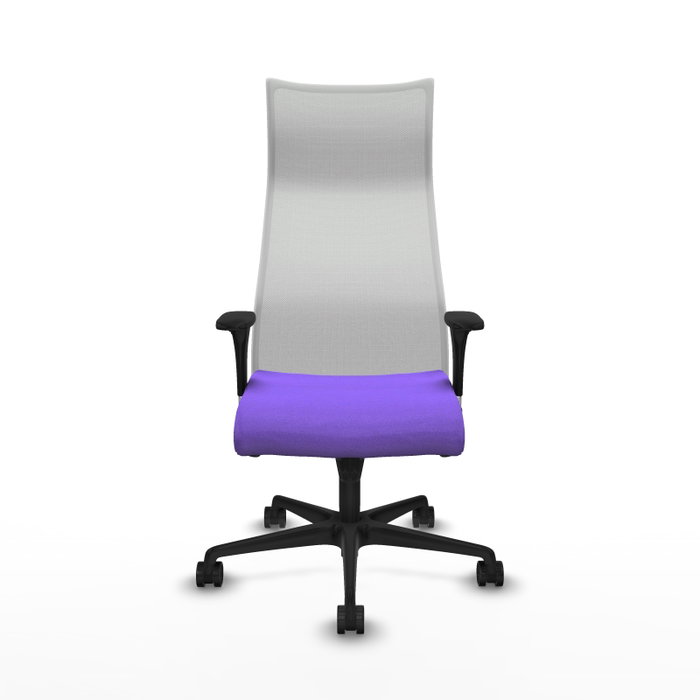 Piqueras y Crespo Chaise de Bureau Albacete XL Lila et Blanc