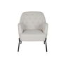 Fauteuil DKD Home Decor Noir Beige Métal 65 x 73 x 79,5 cm