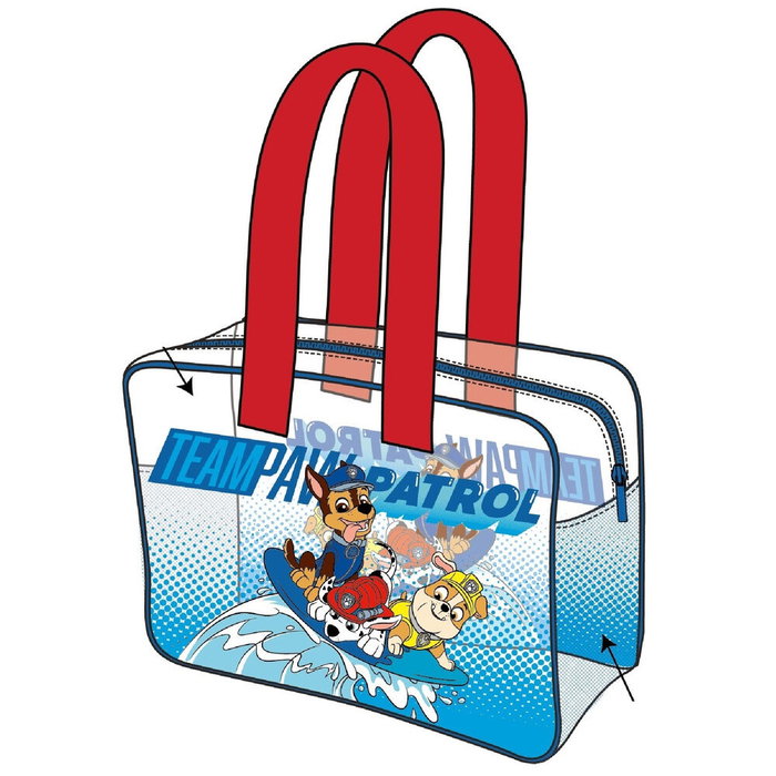 SPIN MASTER Bolsa playa Canina Paw Patrol - Sac de plage transparent en PVC - 50 x 40 cm SPIN MASTER Bolsa playa Canina Paw Patrol - Sac de plage transparent en PVC - 50 x 40 cm