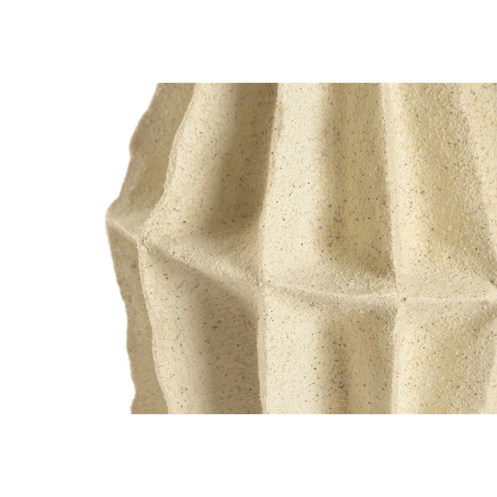 Home ESPRIT Vase Méditerranéen Beige en Résine 19 x 19 x 44 cm