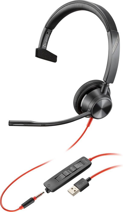 HP Blackwire 3315 Casque USB-A Noir HP Blackwire 3315 Casque USB-A Noir