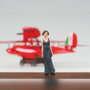 Fine Porco Rosso Maquette Savoia S.21F Version 2 avec figurine Gina