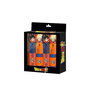 Karactermania - Pack de 4 marqueurs Dragon Ball Mix avec figurines décoratives - Papeterie dans boîte carton cadeau - 3,5 x 16 x 19,5 cm