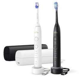 Philips HX7429/02 Sonicare 7100 Brosse à dents sonique Duopack noir et blanc
