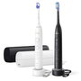 Philips HX7429/02 Sonicare 7100 Brosse à dents sonique Duopack noir et blanc