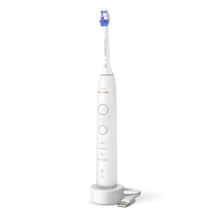 Philips HX7429/02 Sonicare 7100 Brosse à dents sonique Duopack noir et blanc