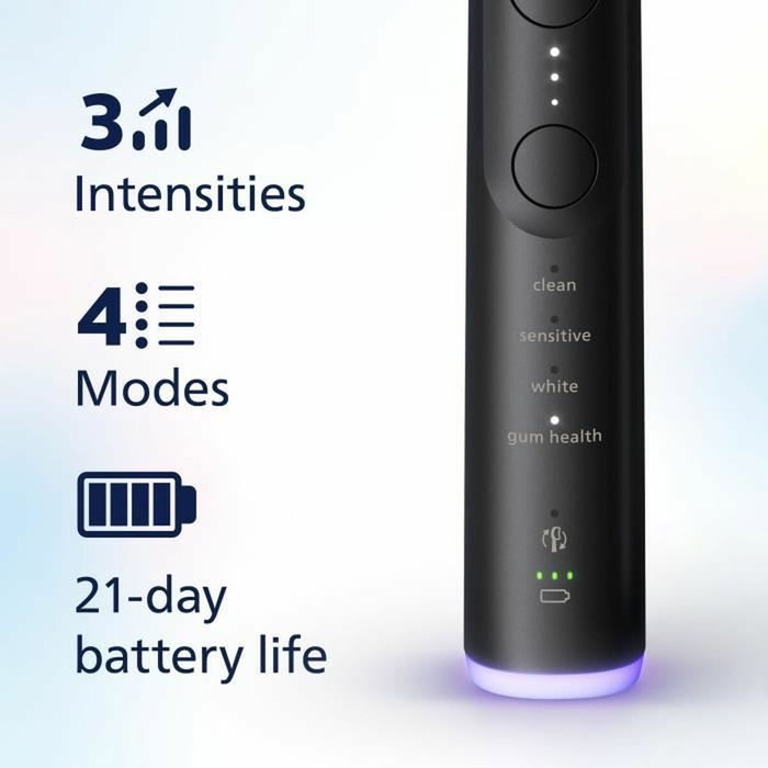 Philips Sonicare Série 7100 HX7429/02 - Pack Double Blanc et Noir Philips Sonicare Série 7100 HX7429/02 - Pack Double Blanc et Noir