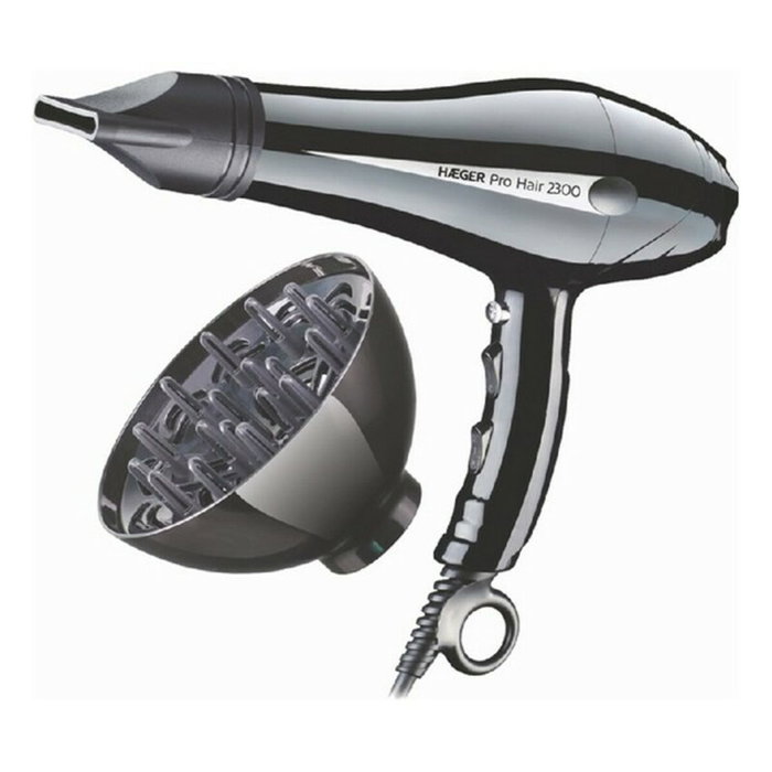 Sèche-cheveux Haeger HD-230.011B 2300 W Noir 2300 W Sèche-cheveux Haeger HD-230.011B 2300 W Noir 2300 W