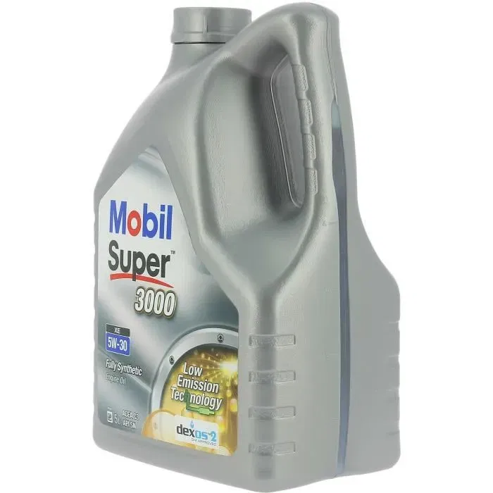 Mobil Huile Moteur 5W-30 Synthétique Super 3000 Formula-XE 5L - Haute Performance, Anti-pollution, Protection et Écologie
