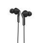 Muvit E57 Casque Écologique avec Micro et Filaire 3.5mm - Noir - Certification FSC