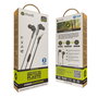 Muvit E57 Casque Écologique avec Micro et Filaire 3.5mm - Noir - Certification FSC