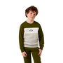 Sweat sans capuche enfant Champion Icons Plus Vert Olive S